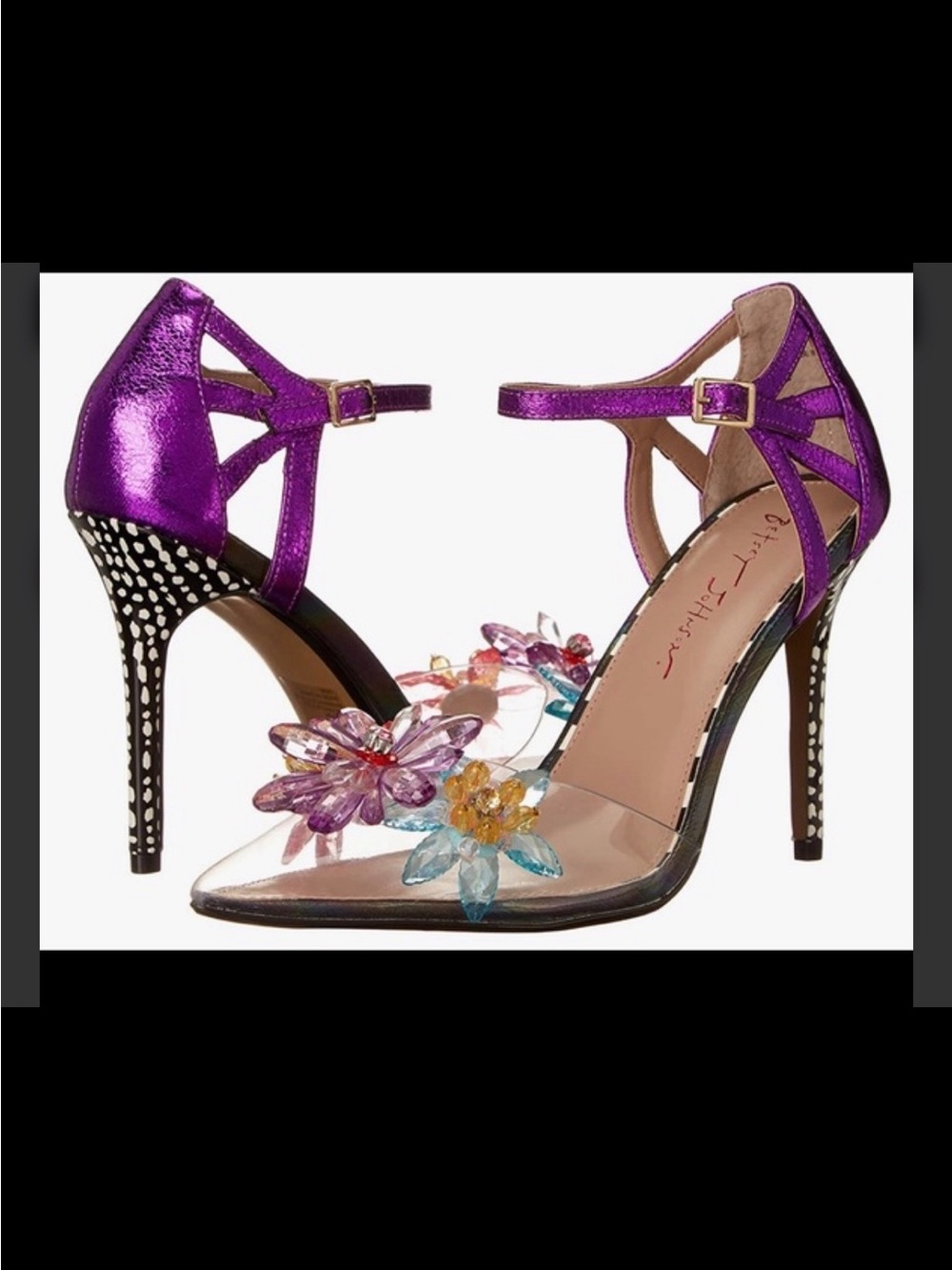 Betsey Johnson Laen Floral Statement Pump
